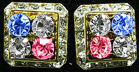 United States Patriotic Square Cufflinks