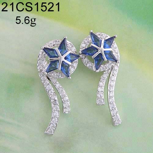 Taiwan Blue Star Earrings