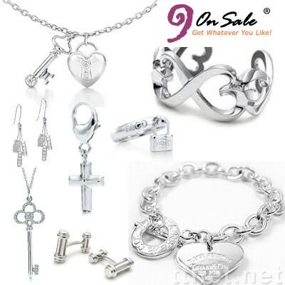 Tiffany 925 sterling silver jewelry sets