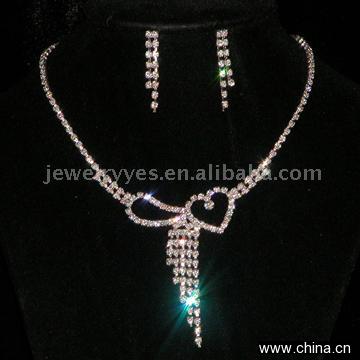 Rhinestone Fashion Jewelry Set