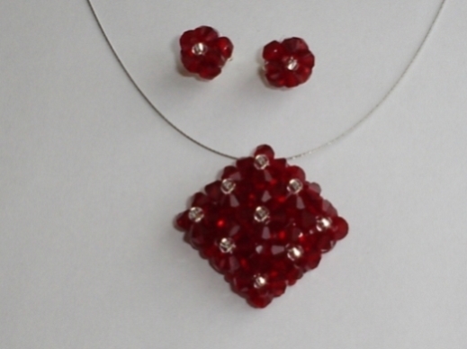 Switzerland Ruby Jewelry Set