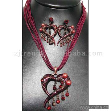 Heart Jewelry Set