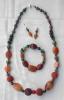 Black & Green Onyx Heart Set (South Korea)