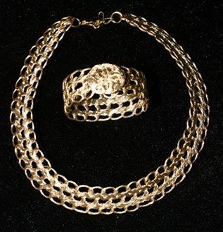 Greece Jewelry Set : Bracelet, Necklace