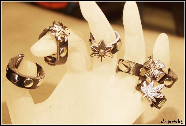 China (Mainland) China Handmade Genuine Leather Ring