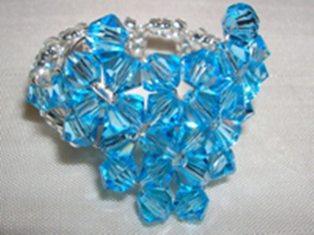 Switzerland Crystal Heart Ring