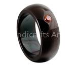 Tungsten Rings With Diamond Inlay