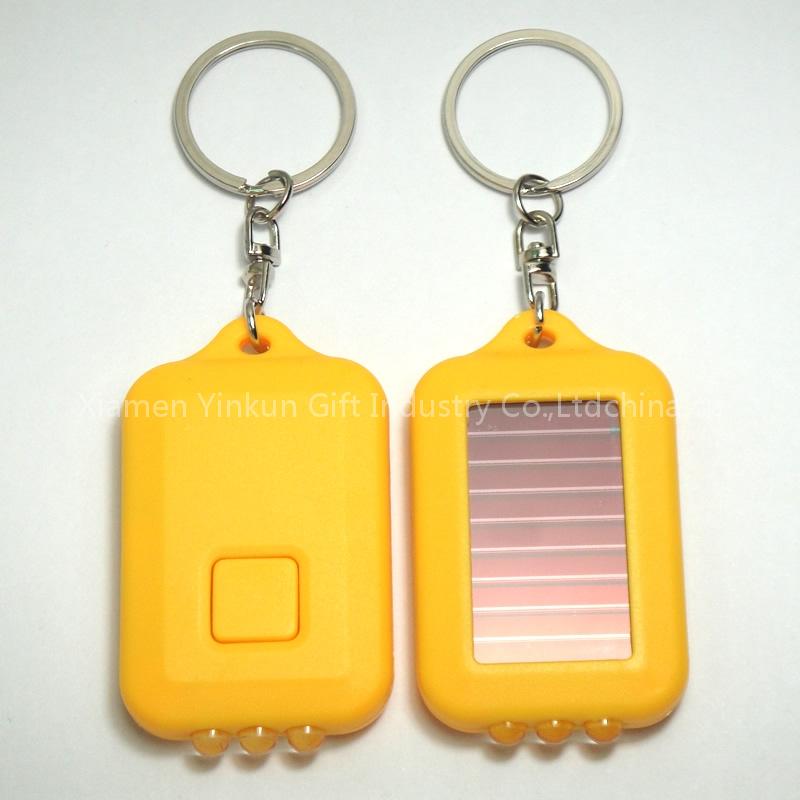 led solar keychain torch
