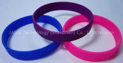 OEM design promotion gift silicone wristband