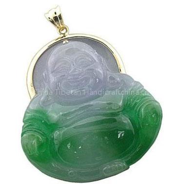 Jade Celestial Buddha Pendant
