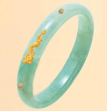 jasper 24 k gold inlay