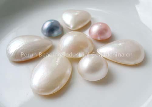 multi color mabe pearls