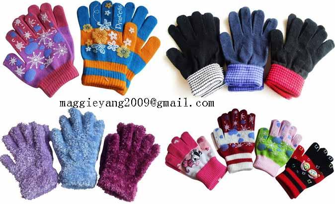 Magic Gloves/Chenille Gloves/Feather Yarn Gloves/Acrylic Gloves