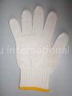 cotton knitting glove