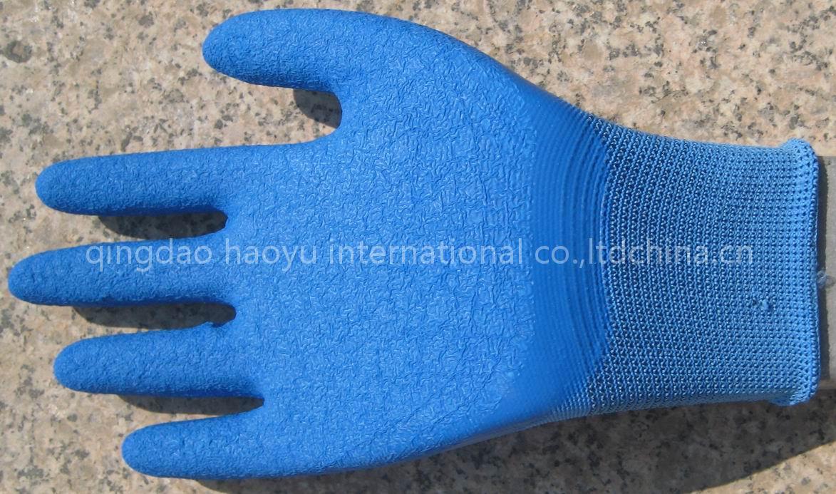 Cotton Work Glove Palm Pasted With Rubber