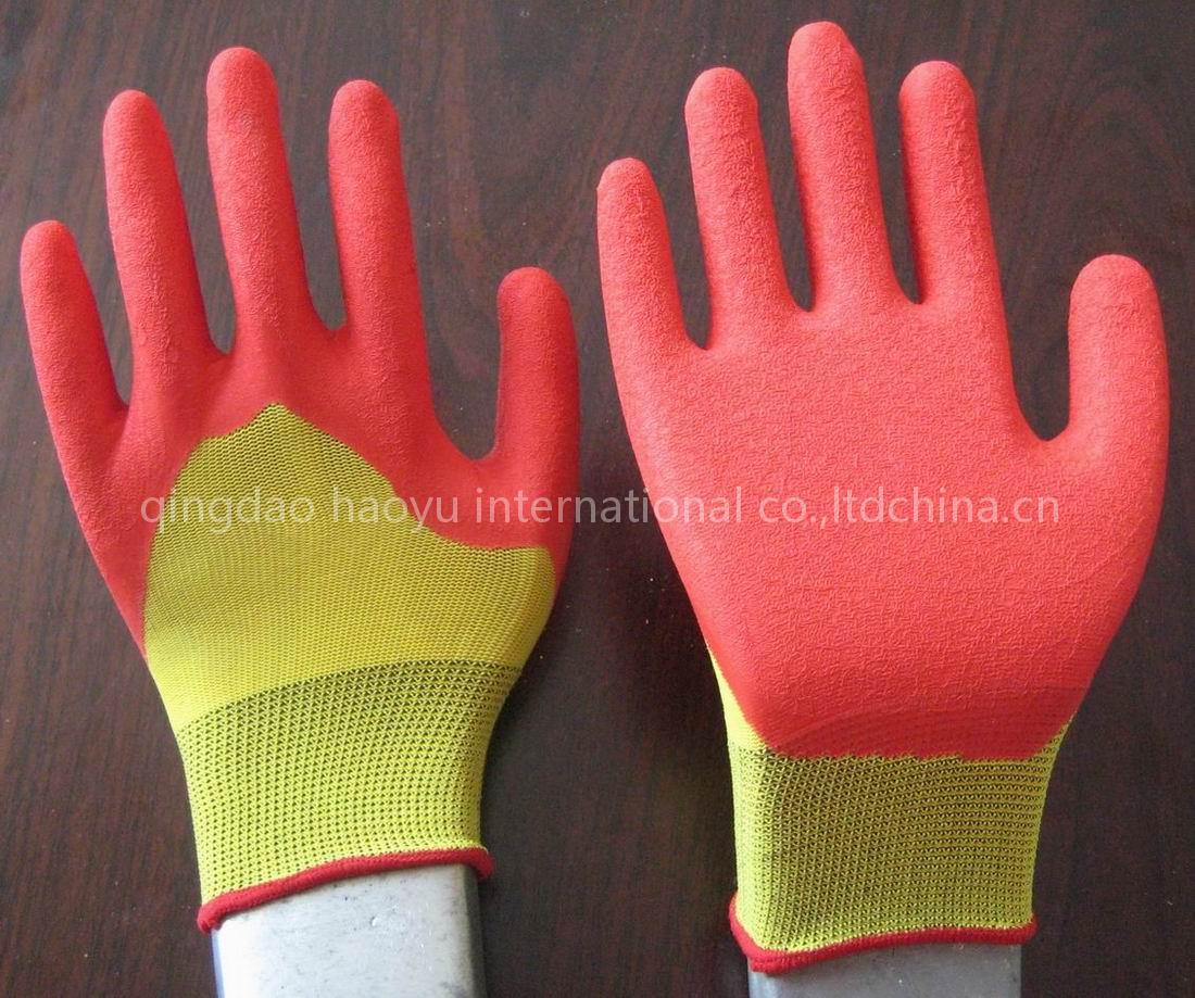 13gauge nylon with nitrile coated glove