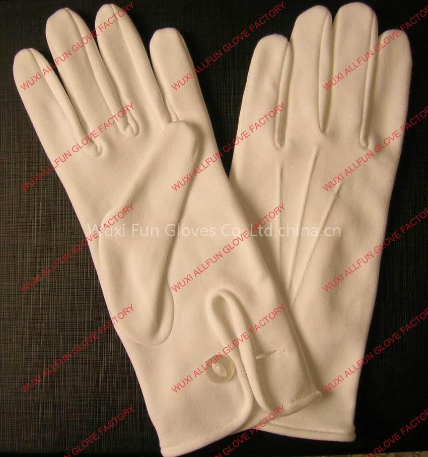 cotton gloves for parade