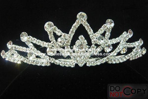 Wholesale Discount Tiaras Crystal Tiaras Pearl Wedding Tiaras