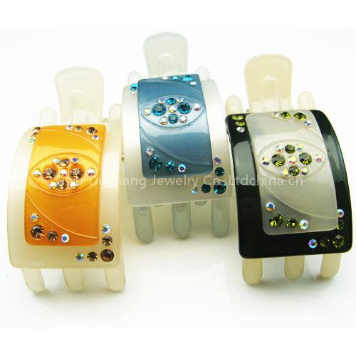 Rhinestone Inlay Hair Tridentate Paw Paypal