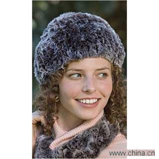 Knitted Rex Rabbit Hat