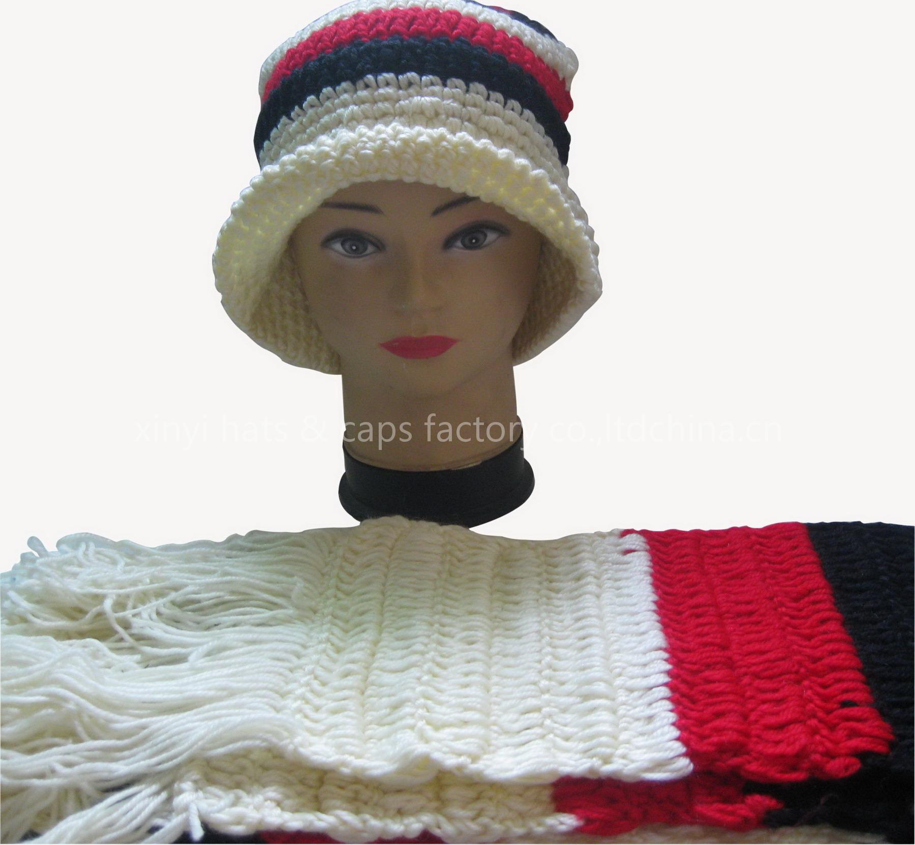 winter hat and scarf by handmade