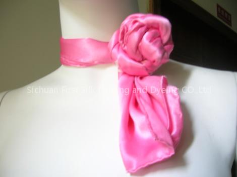 long silk scarf
