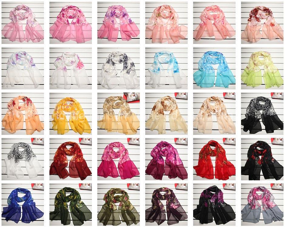 Fashion Silk Scarves Supplier - Free Shipping