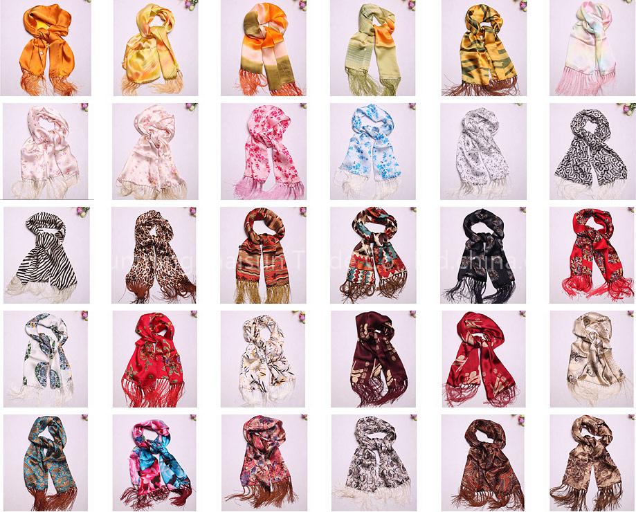 Fashion Silk Tassels Scarves Supplier - Free Shipping