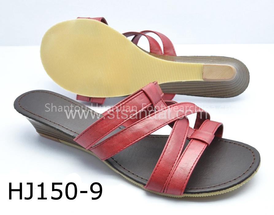 Ladies' sandal(HJ150-9 RED)
