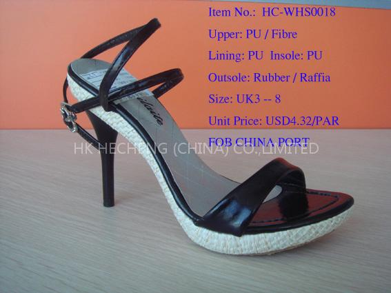 Lady's High Heel Fashion Sandals