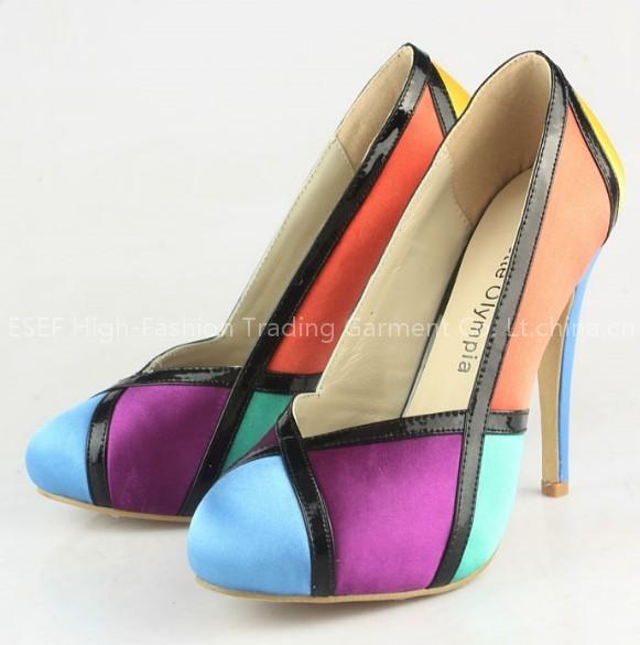 women fashion high heel leather sandals shoes