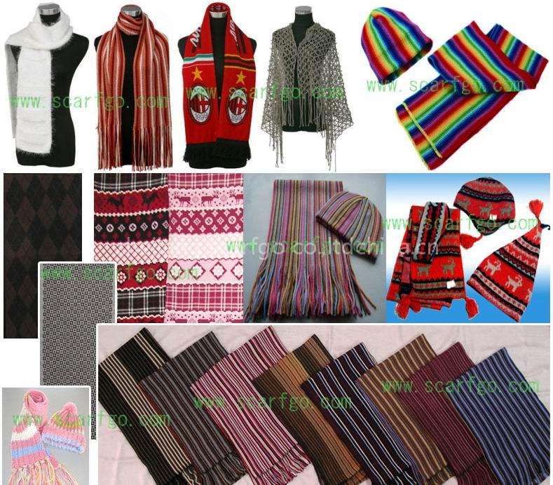 scarves,hats,shawls,laces,fabrics,etc