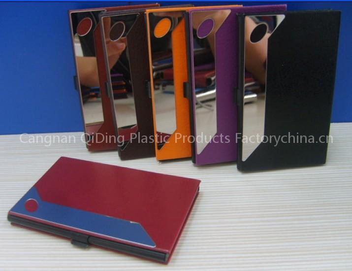 leather business card holder