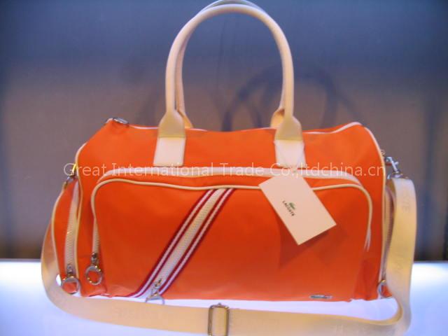 Lacoste Sport Orange Travel Luggage Bag
