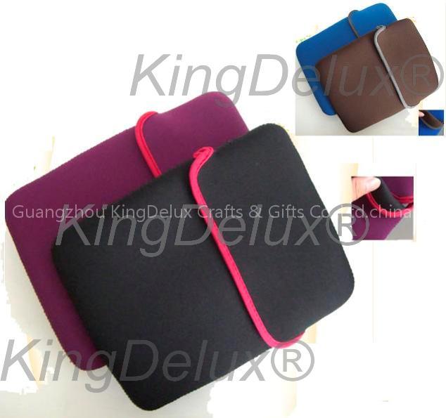 Reversible Neoprene laptop sleeve,fits 8"-17"