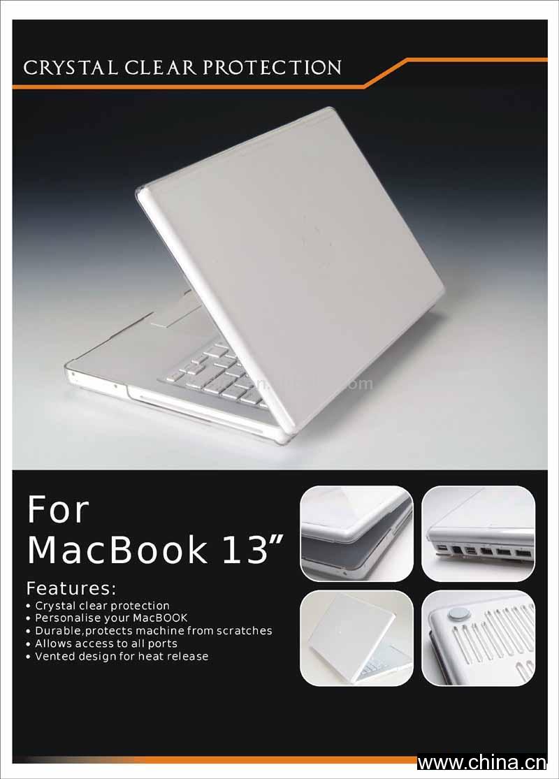 Crystal Skin Cover Case for 13" Macbook