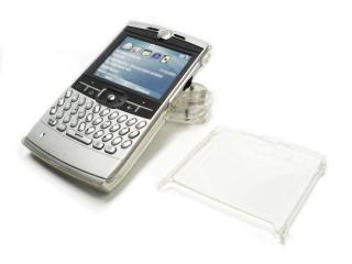 Hong Kong Plastic Crystal Case With Belt Clip For Motorola Q
