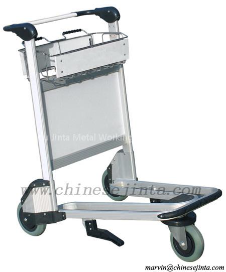 Airport luggage trolley