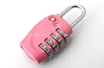 combination TSA pad lock