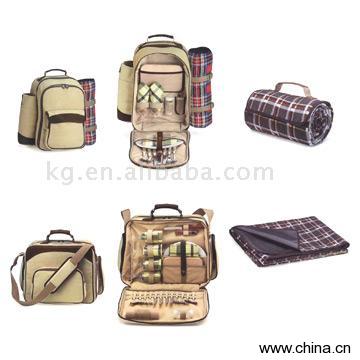 Canvas Picnic Backpack for 2