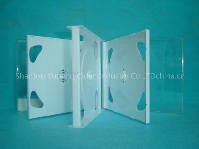 CD Case 24MM for 6 Discs with White Tray