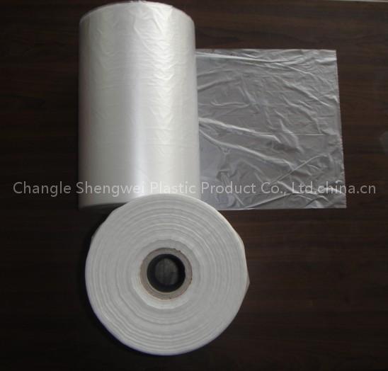 Flat bag on roll