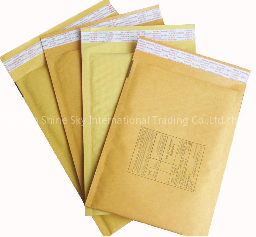 Kraft bubble padded envelope