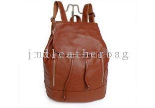 Brown Great Leather Fashion Shoulder Bag Backpack Bag