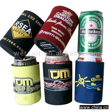 Neoprene Full Color Bag / Printed Stubby Holder Collapsible Koozie