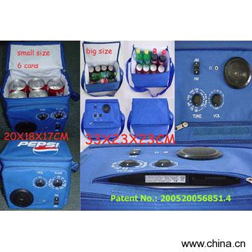 Cooler Bag with AM/FM Tuning Radio