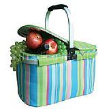 Folding picnic basket