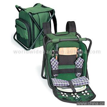 Picnic Backpack with Attached Seat