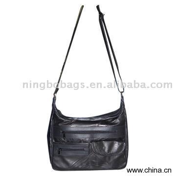 Patched Leather Bag