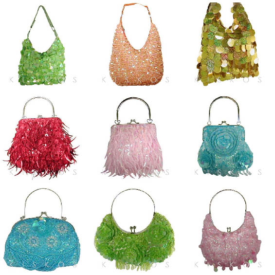 Hong Kong Shoulder Bags, Tote And Handbag With Bead Fur And Leather